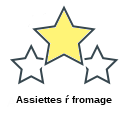 Assiettes ŕ fromage