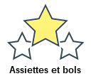 Assiettes et bols