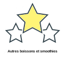 Autres boissons et smoothies