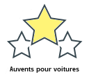 Auvents pour voitures