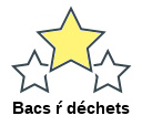 Bacs ŕ déchets