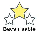 Bacs ŕ sable