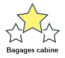 Bagages cabine
