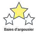 Baies d'argousier