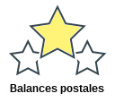Balances postales