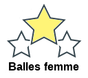 Balles femme