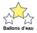 Ballons d'eau