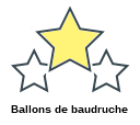 Ballons de baudruche