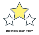 Ballons de beach-volley