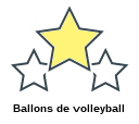 Ballons de volleyball