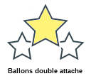 Ballons double attache