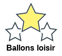 Ballons loisir