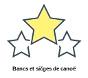 Bancs et sičges de canoë