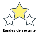 Bandes de sécurité