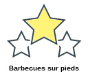 Barbecues sur pieds
