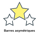 Barres asymétriques