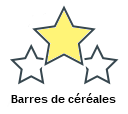 Barres de céréales