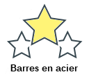 Barres en acier