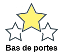 Bas de portes