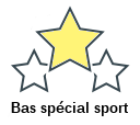 Bas spécial sport