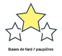 Bases de fard ŕ paupičres