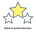 Basse et guitare électrique