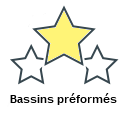 Bassins préformés