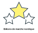 Bâtons de marche nordique