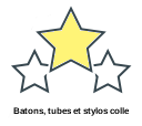 Batons, tubes et stylos colle