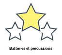 Batteries et percussions