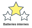 Batteries internes