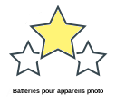 Batteries pour appareils photo