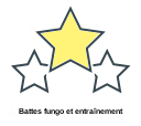 Battes fungo et entraînement