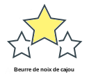 Beurre de noix de cajou