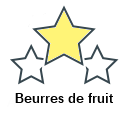 Beurres de fruit