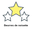 Beurres de noisette