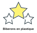 Biberons en plastique