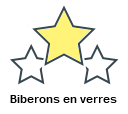 Biberons en verres