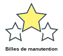 Billes de manutention