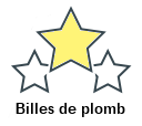 Billes de plomb