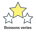 Boissons vertes