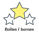 Boîtes ŕ bornes