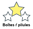 Boîtes ŕ pilules