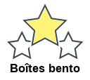 Boîtes bento