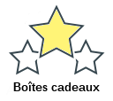 Boîtes cadeaux