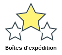 Boîtes d'expédition