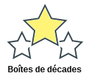 Boîtes de décades