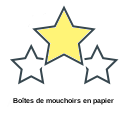 Boîtes de mouchoirs en papier