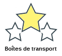 Boîtes de transport