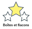 Boîtes et flacons